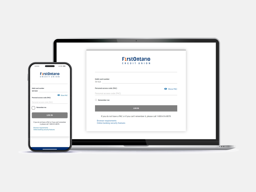 FirstOntario Online and Mobile Banking Log In