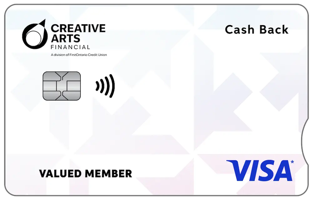 Creative Arts Financial Cash Back Visa Card