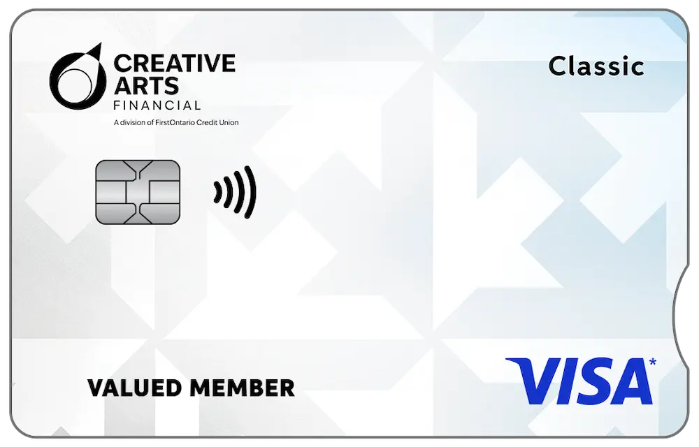 Creative Arts Financial Visa Classic Card