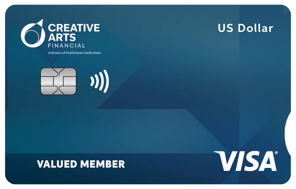 Creative Arts Financial U.S. Dollar Visa Card